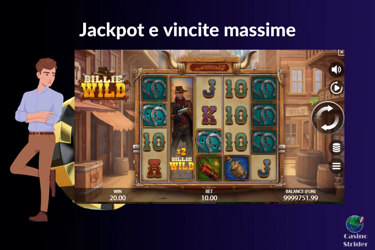 Jackpot e vincite massime 