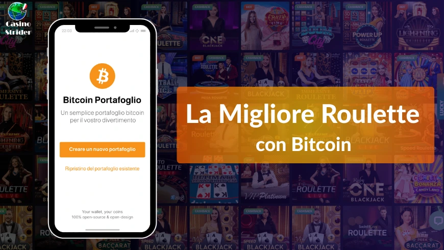 I migliori tavoli da roulette con Bitcoin