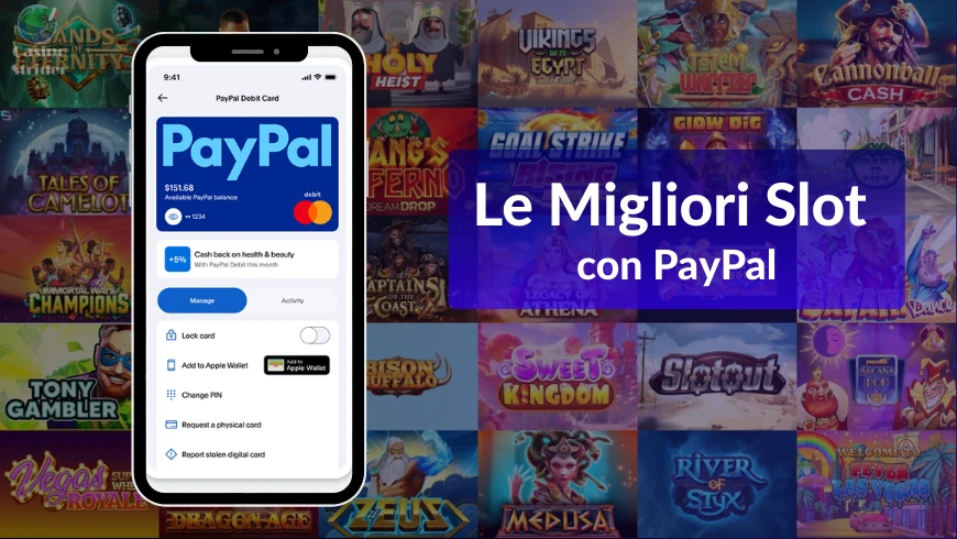 Le migliori slot online con PayPal
