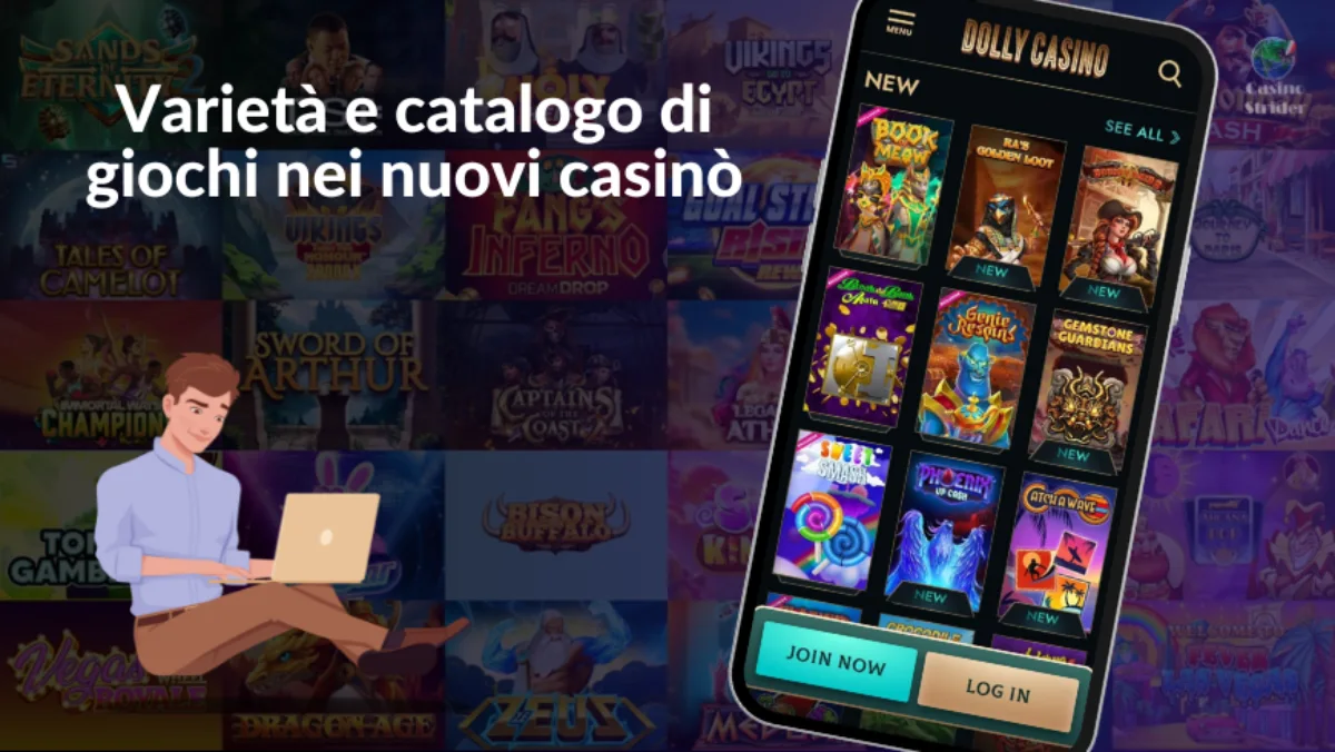 Varietà e catalogo di giochi nei nuovi casinò