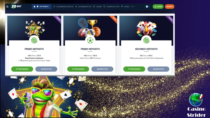 20bet bonus