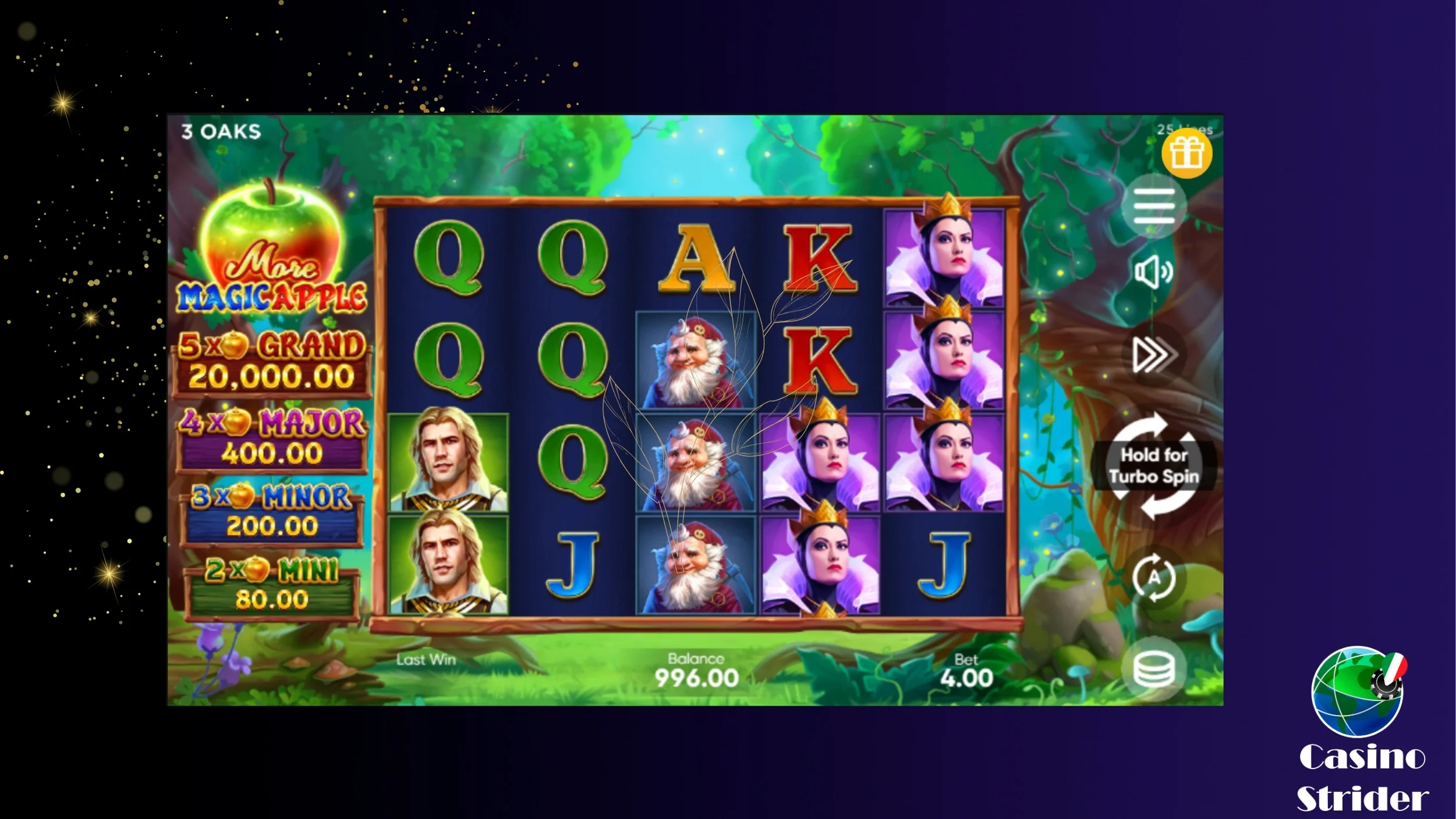 Slot con un deposito minimo di 4 €