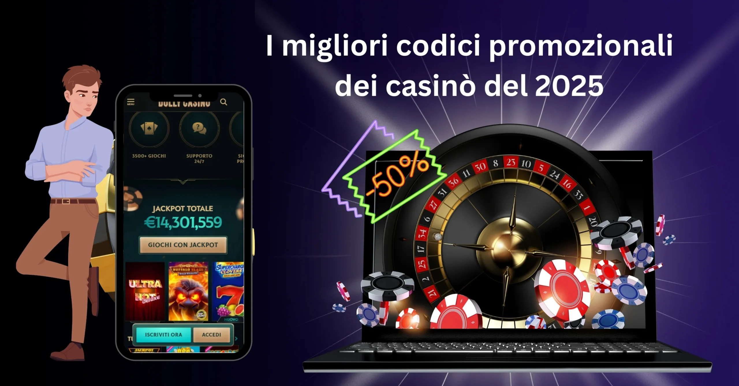 I migliori codici promozionali casinò 2026