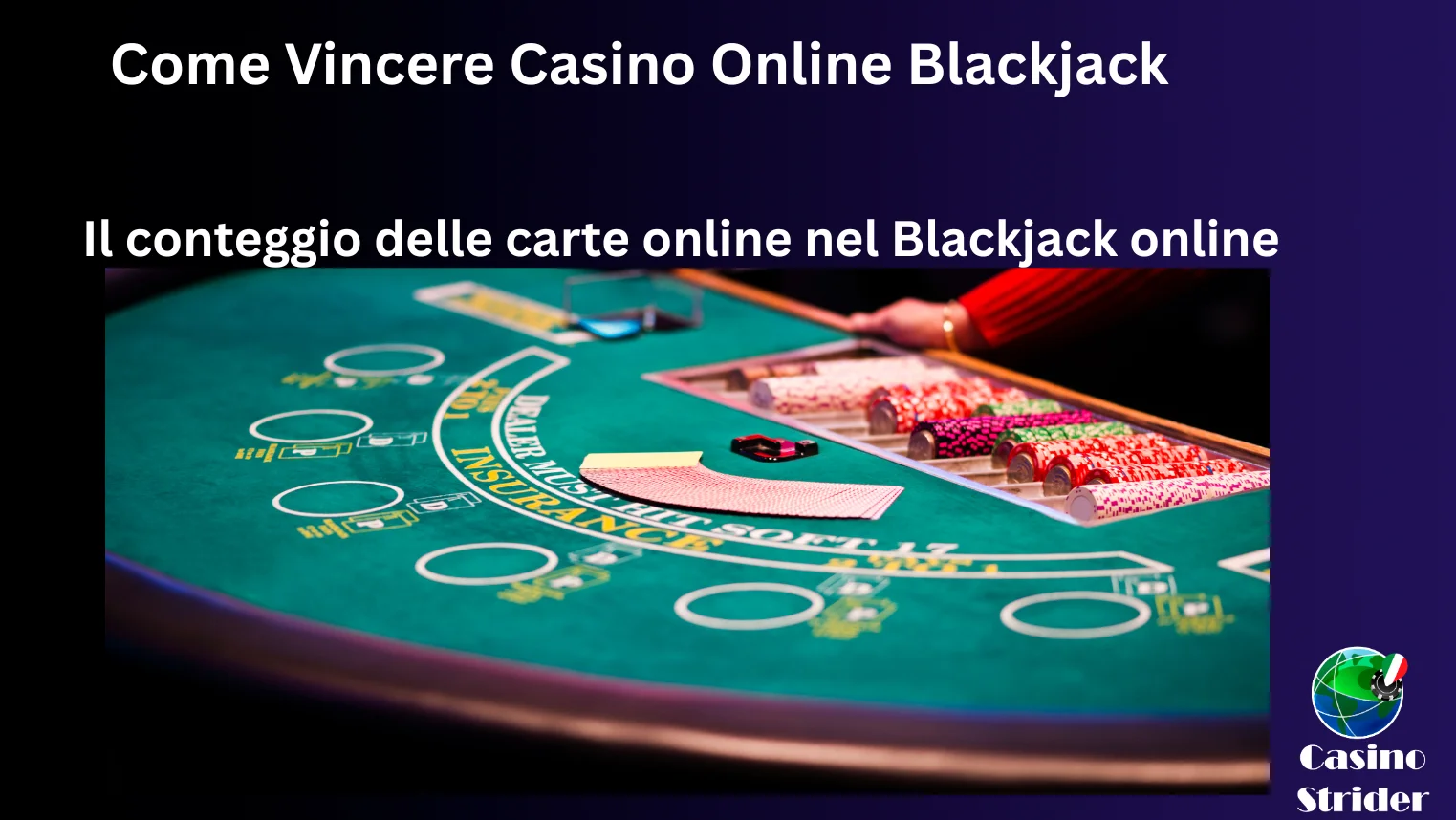 Il conteggio delle carte Blackjack online