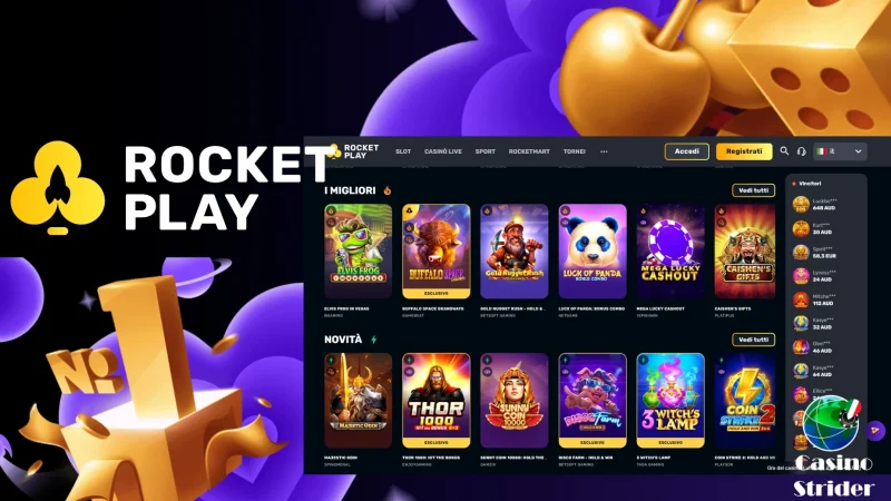 RocketPlay quali slot e casinjolive