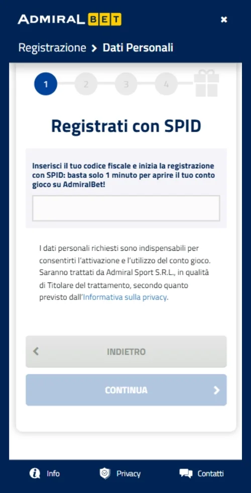 Accedi con SPID