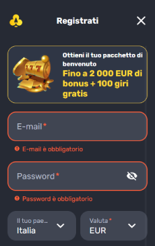 Compila il modulo