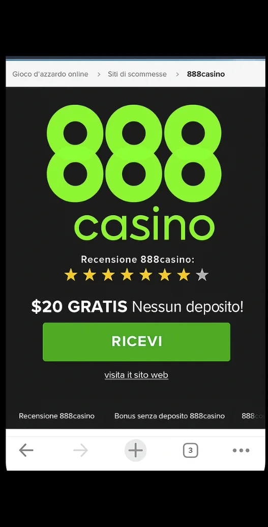Ricevi la promozione 20 euro