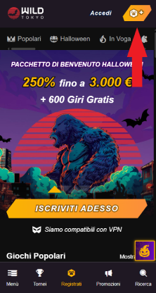 Avvia la registrazione