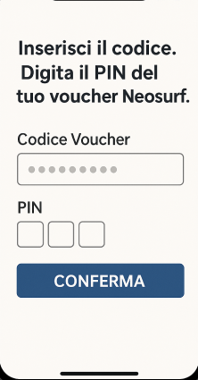 Inserisci il codice