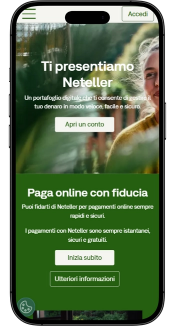 Neteller method pagamento italia