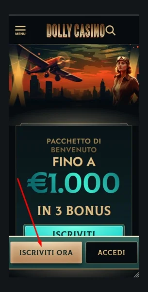 Registrati al casinò