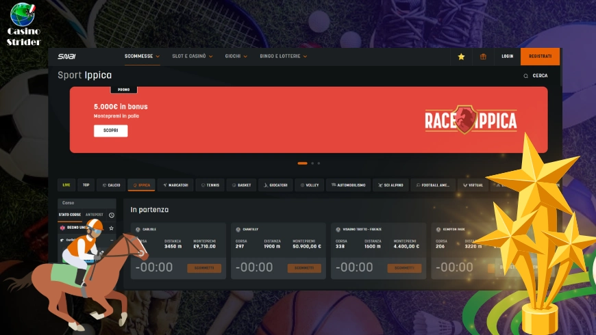 Scommesse sul Ippica estero