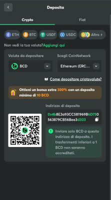 Primo deposito