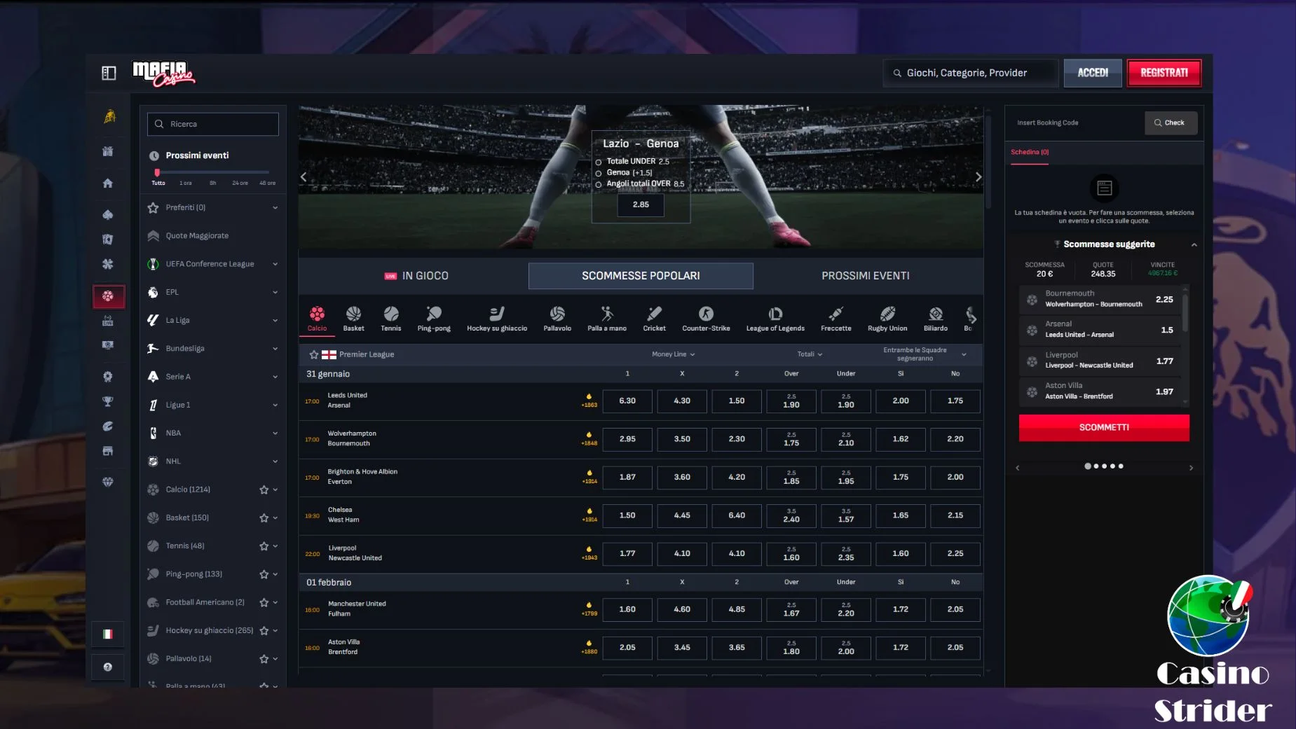 Scommesse sportive