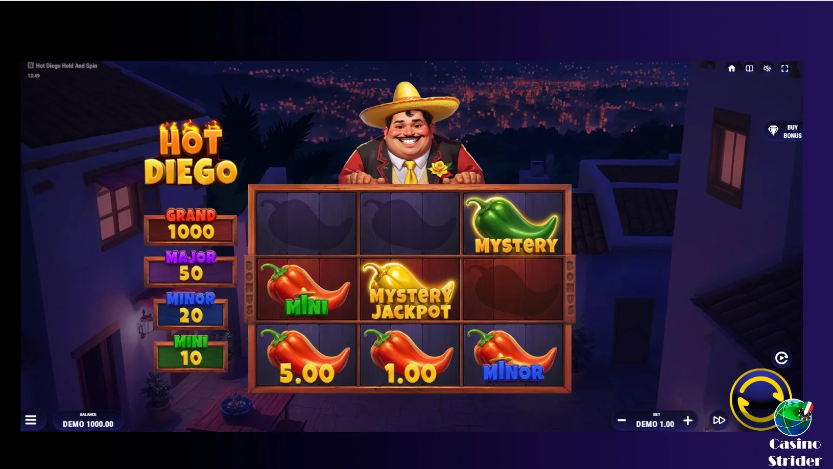 Game Hot Diego Hold and Spin