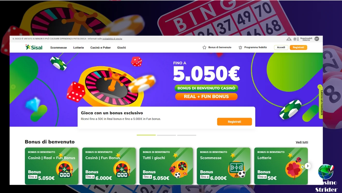 Scratch cards al casinò Sisal