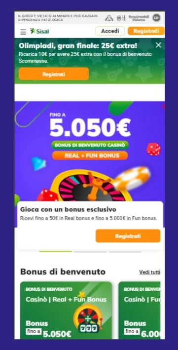 Vai al sito del casinò