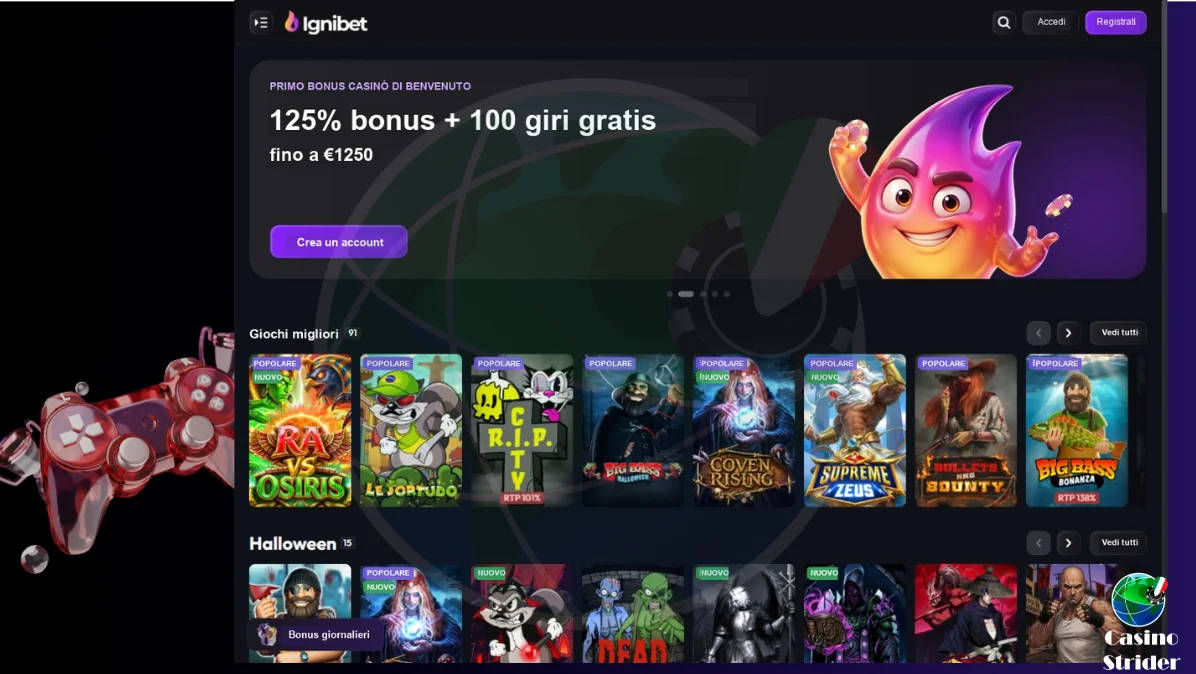 Ignibet wagering 40x in 5 giorni