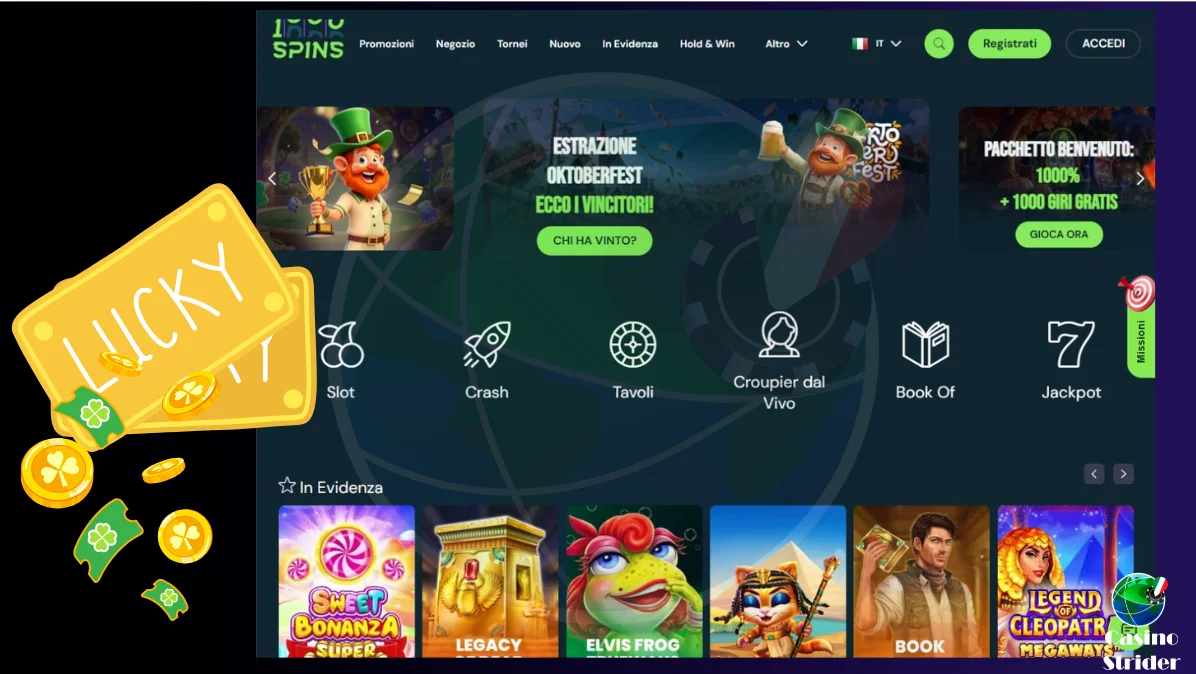 Descrizione del casinò 1000 Spins