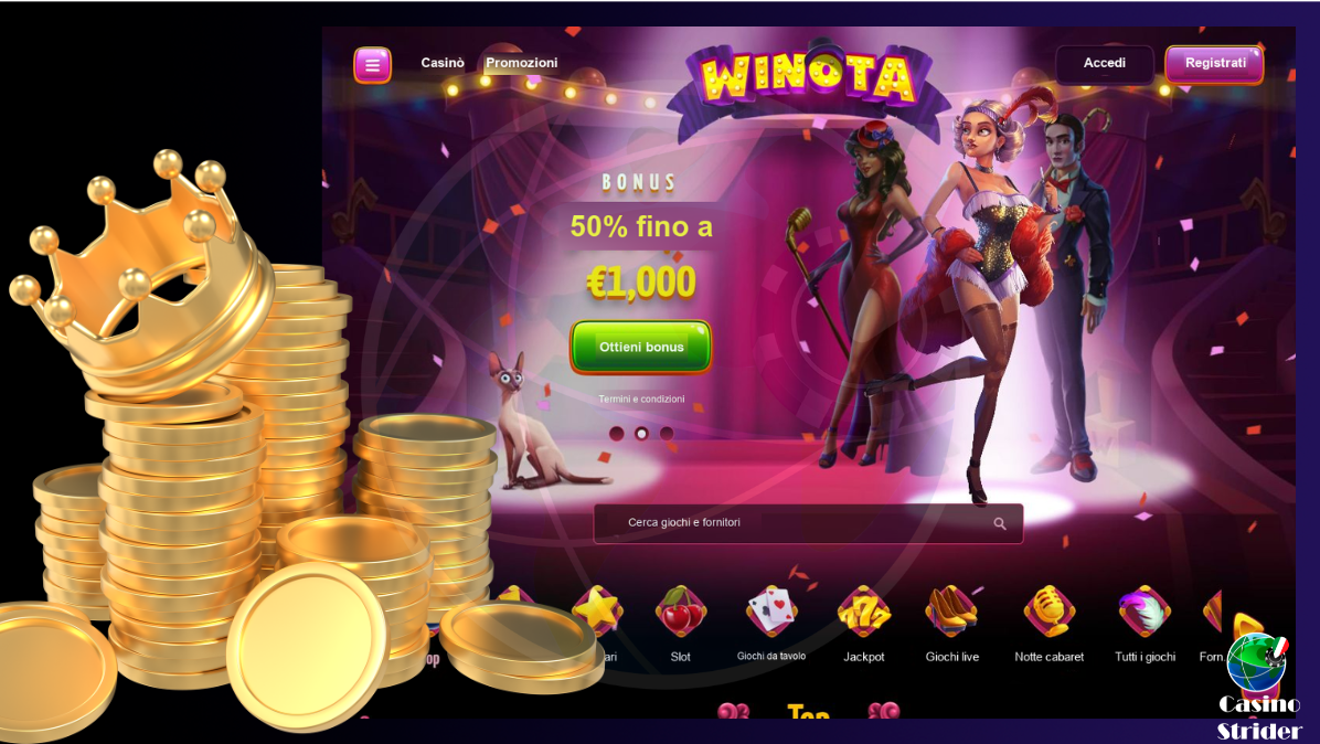 Descrizione del casinò Winota