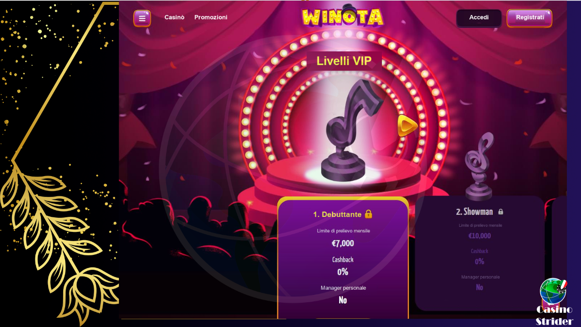 Programma fedeltà di Winota